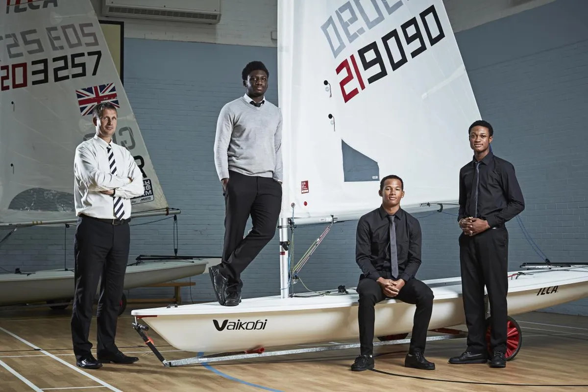 The inner-city schoolkids competing against the yachting elite