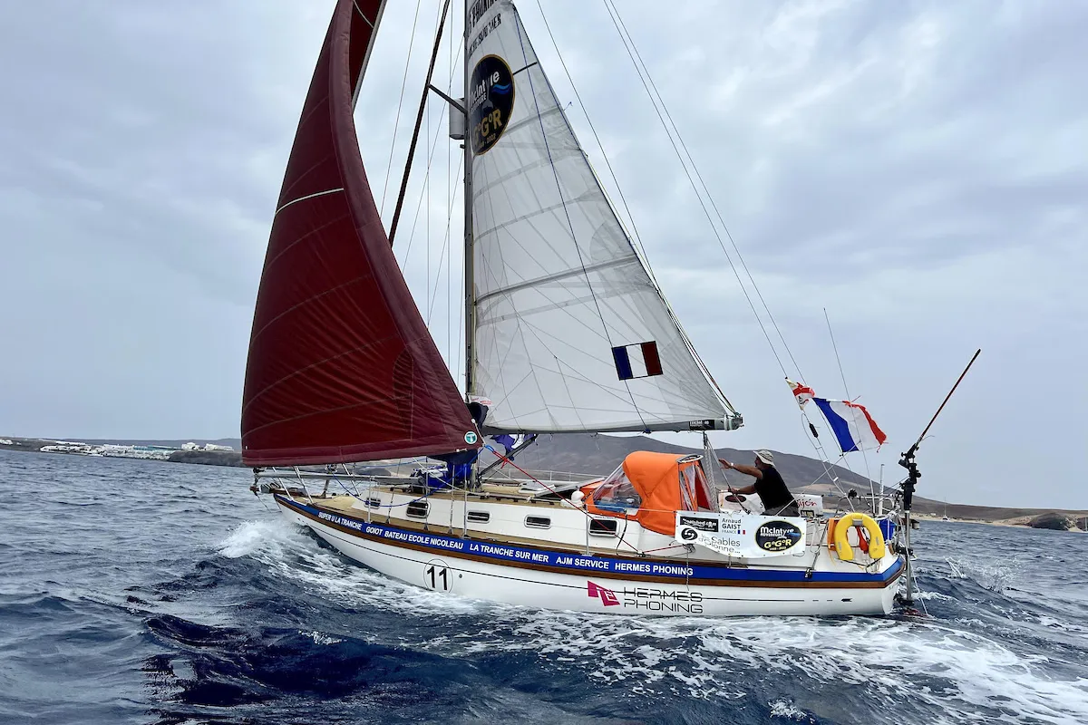 Arnaud Gaist is out of the Golden Globe Race 