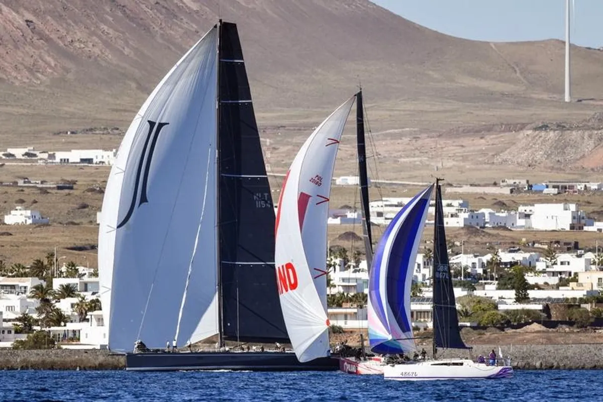 A spectacular start for the diverse fleet in the 2023 RORC Transatlantic Race