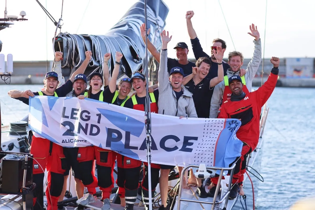 Team JAJO wraps up second place in The Ocean Race VO65 Sprint 
