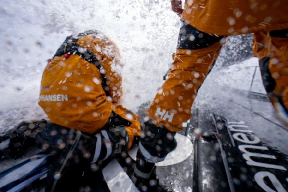 The Ocean Race fleet encounters first southern weather system