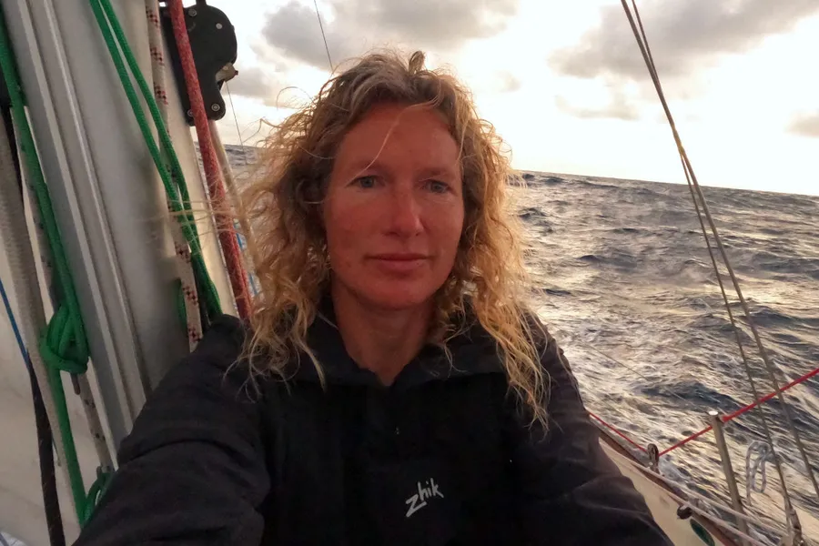 Solo woman leading Golden Globe Race with more storms ahead