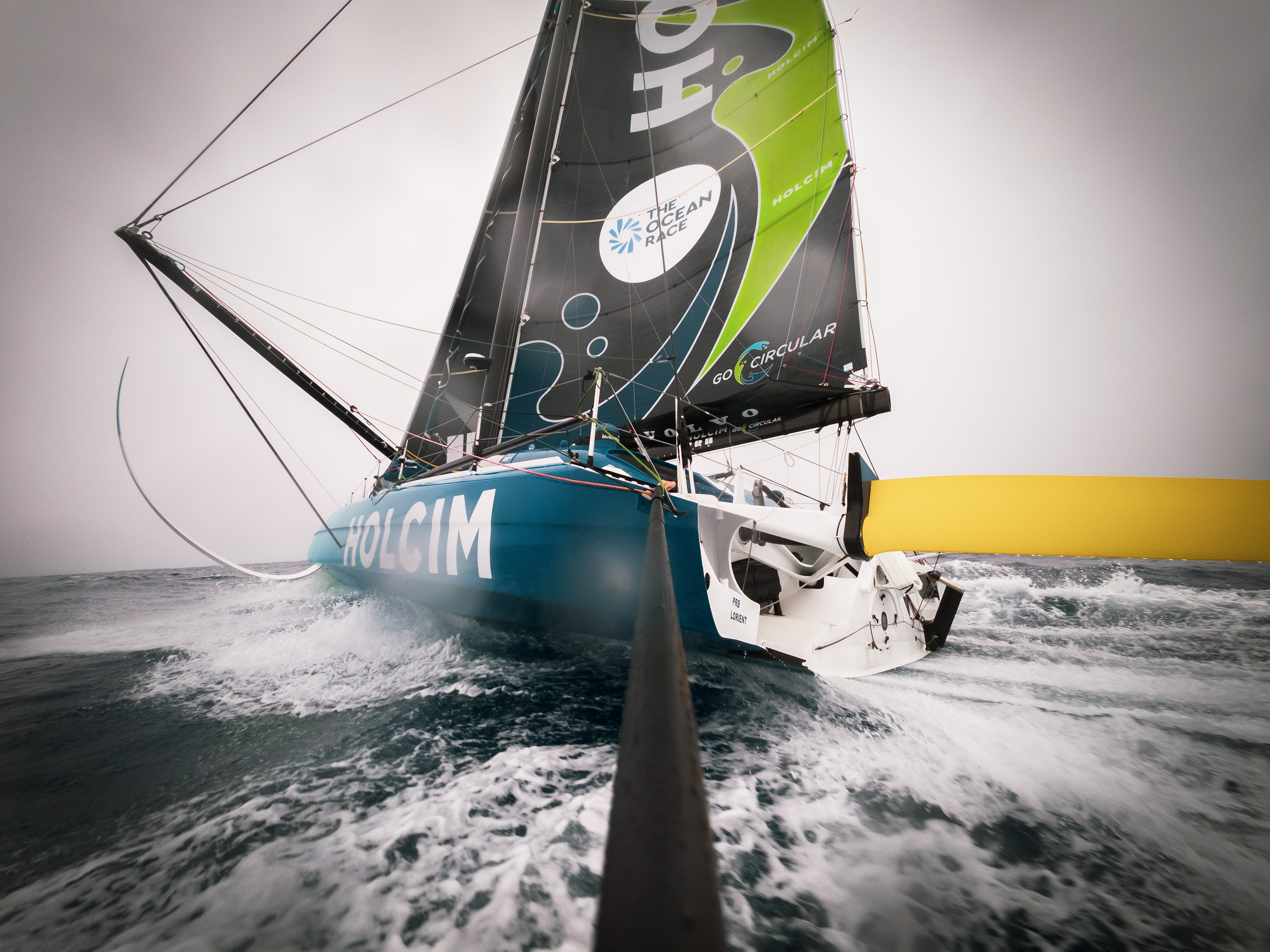 Record breaking day for The Ocean Race IMOCA fleet  in the deep south