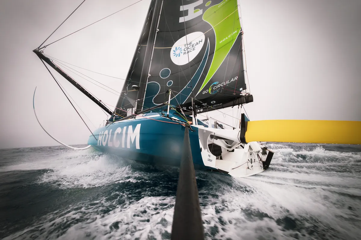 Record breaking day for The Ocean Race IMOCA fleet  in the deep south