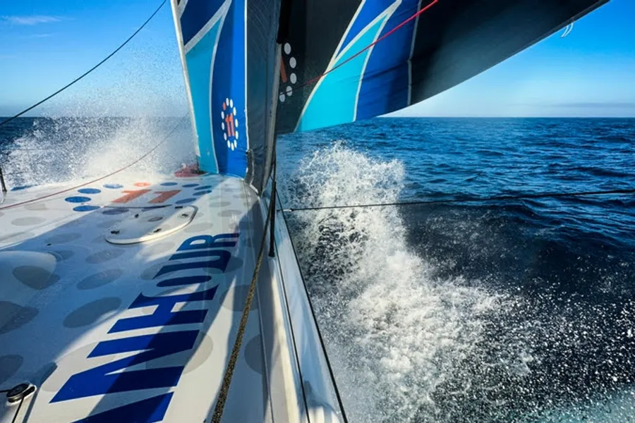 The Ocean Race fleet compresses in the not-so-Furious 50s