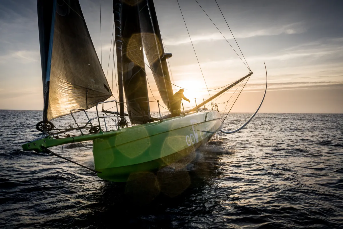 As close as it gets: Ocean Race IMOCA teams are within 20 miles of each other...