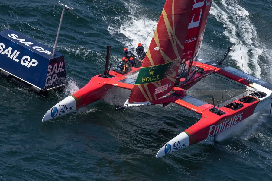 Emirates Great Britain SailGP Team ready to race  in New Zealand