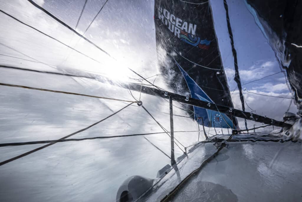 11th Hour Racing storming towards Cape Horn