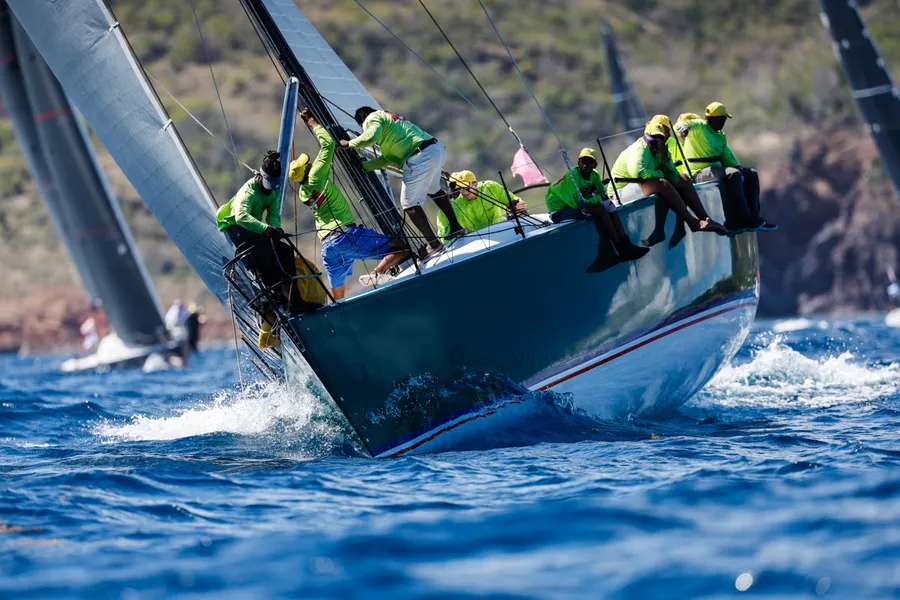 Axxess Marine Y2K Race Day at Antigua Sailing Week review and video