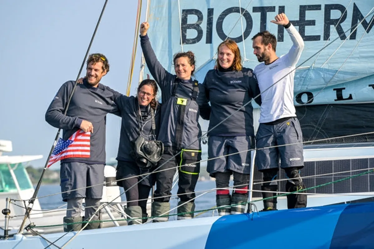 Biotherm complete The Ocean Race Leg 4 podium