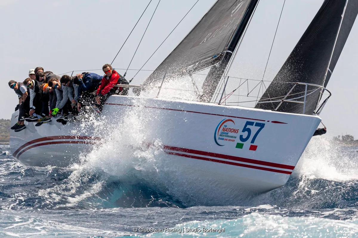 Close competition and spectacular conditions @ Swan Sardinia Challenge