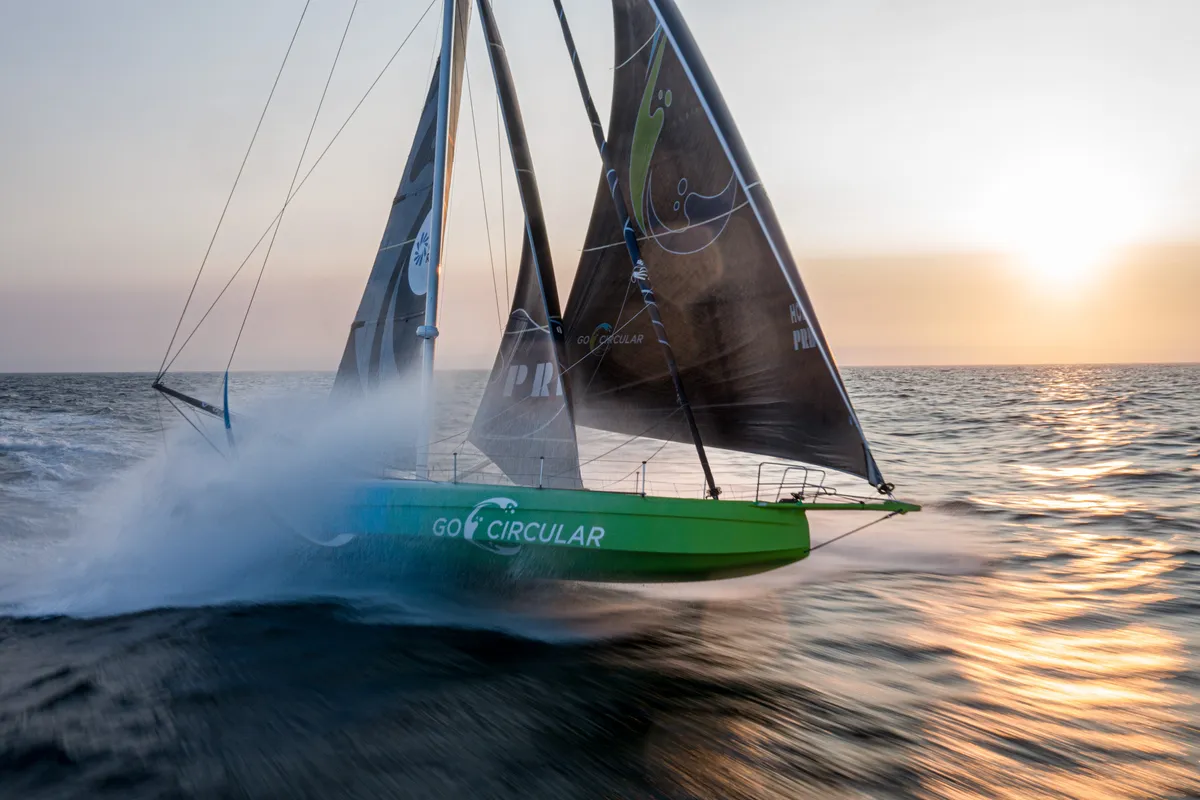 Team Holcim-PRB sets a new monohull record during The Ocean Race