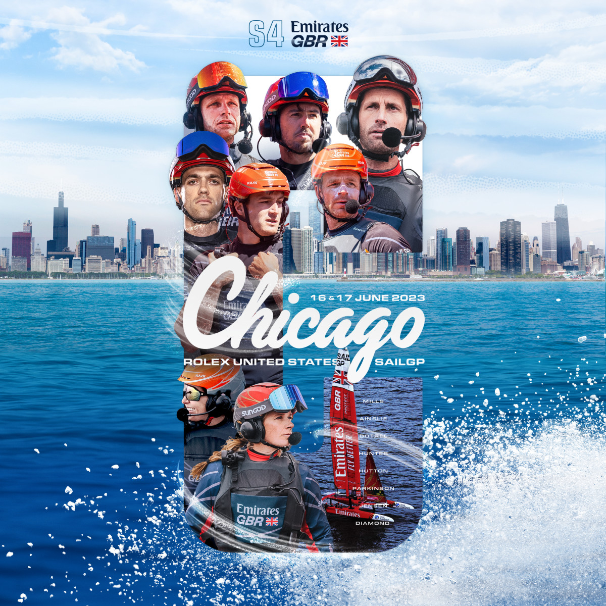 Chicago SailGP begins this weekend with first event of SailGP season 4.