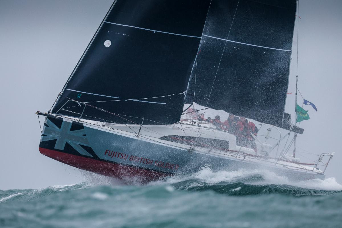 Conditions drop in the Rolex Fastnet Race fleet