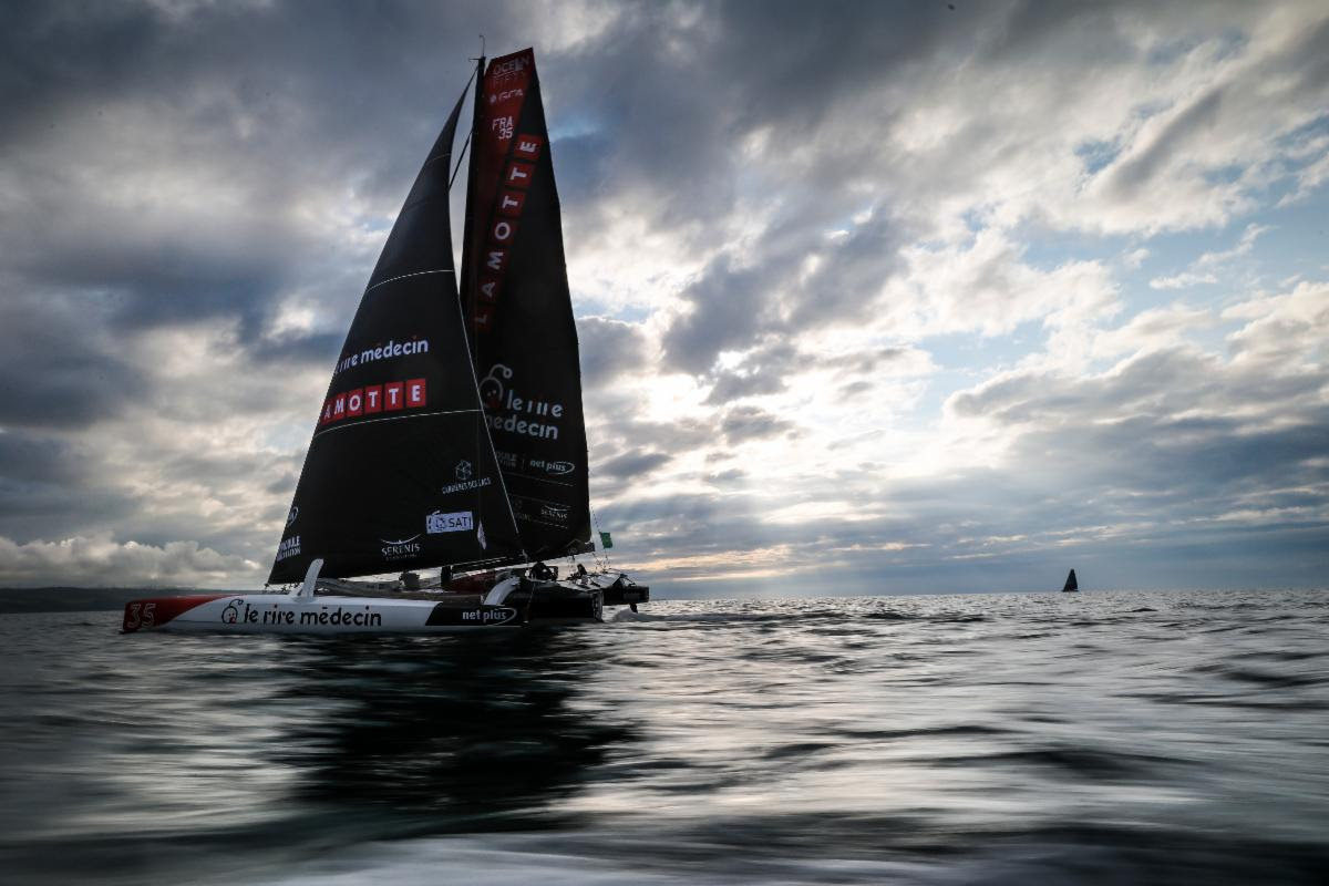 Close Ocean Fifty Rolex Fastnet Race victory for La Rire Medecin Lamotte