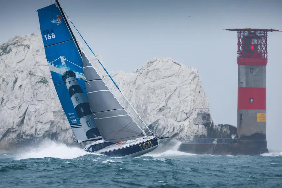 Erwan Le Draoulec’s young Everial team win Rolex Fastnet Race Class40 