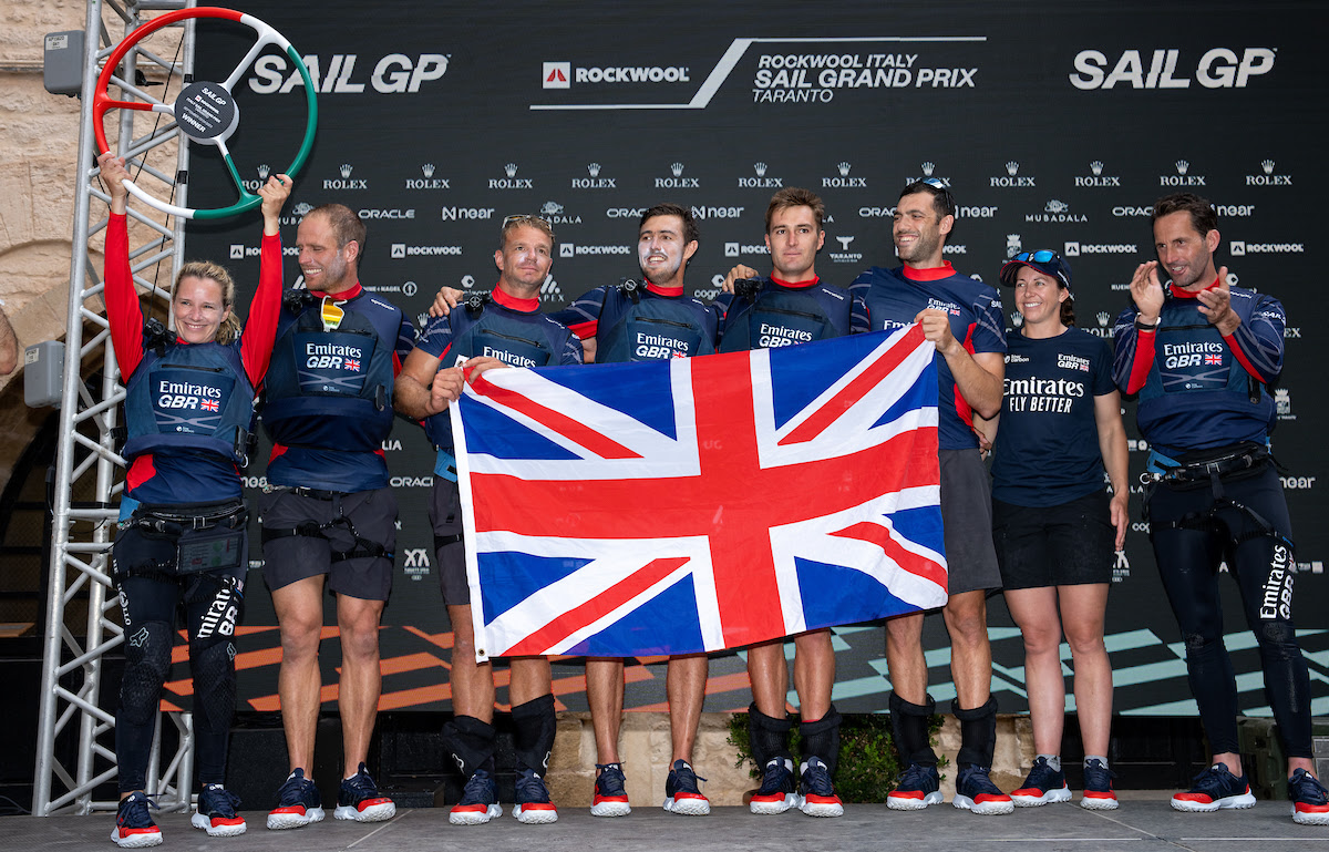 Back to back SailGP wins for Emirates Great Britain in Italy