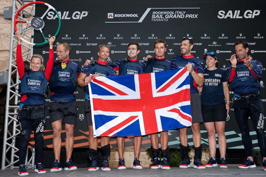 Back to back SailGP wins for Emirates Great Britain in Italy