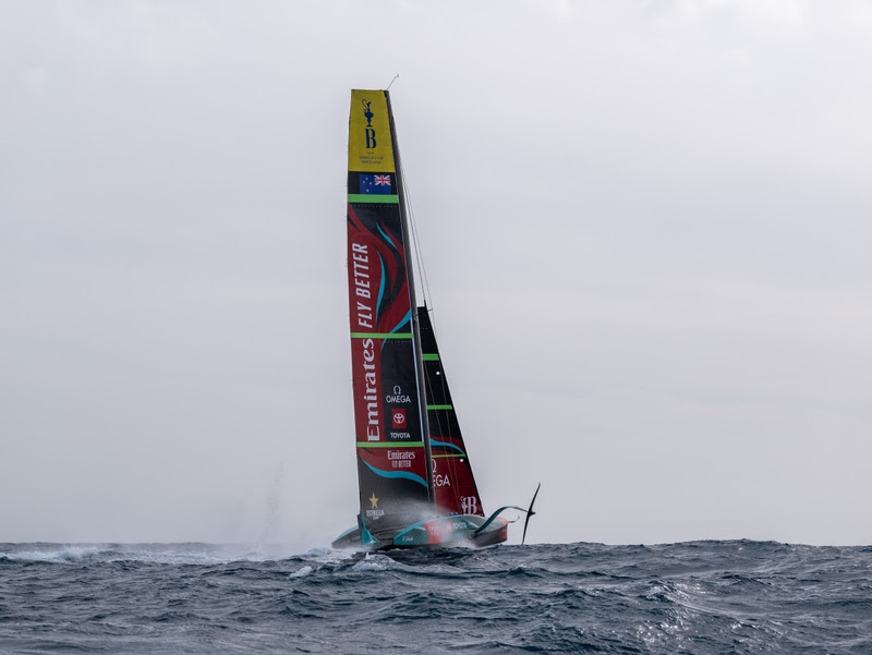 Emirates Team New Zealand completes Barcelona sailing and testing programme