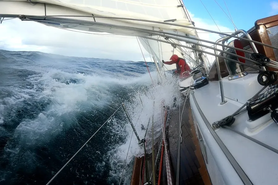  One out, two down, 11 racing the McIntyre Ocean Globe Race
