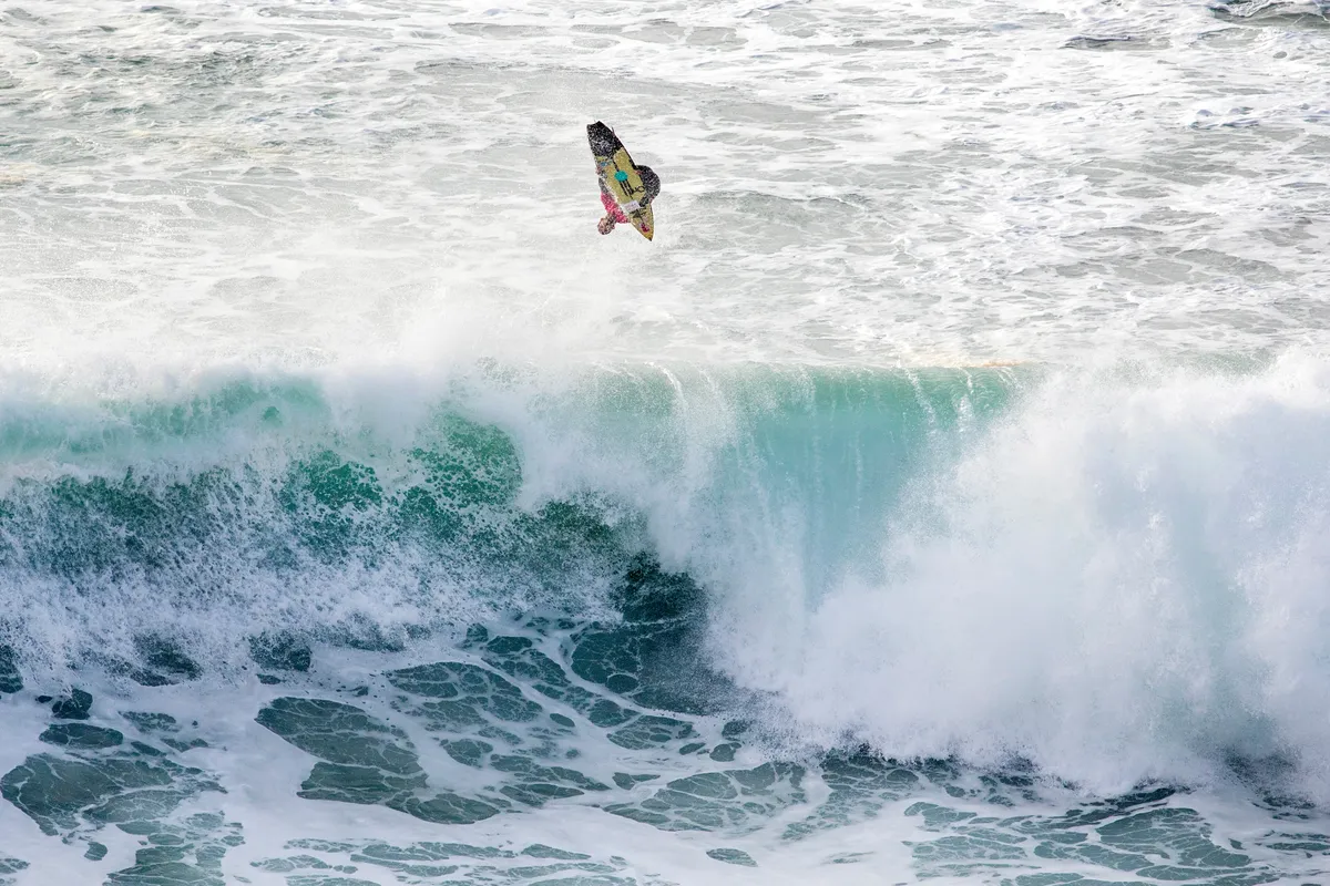 World's Best Surfers Take on Massive 9-12m Waves in Portugal