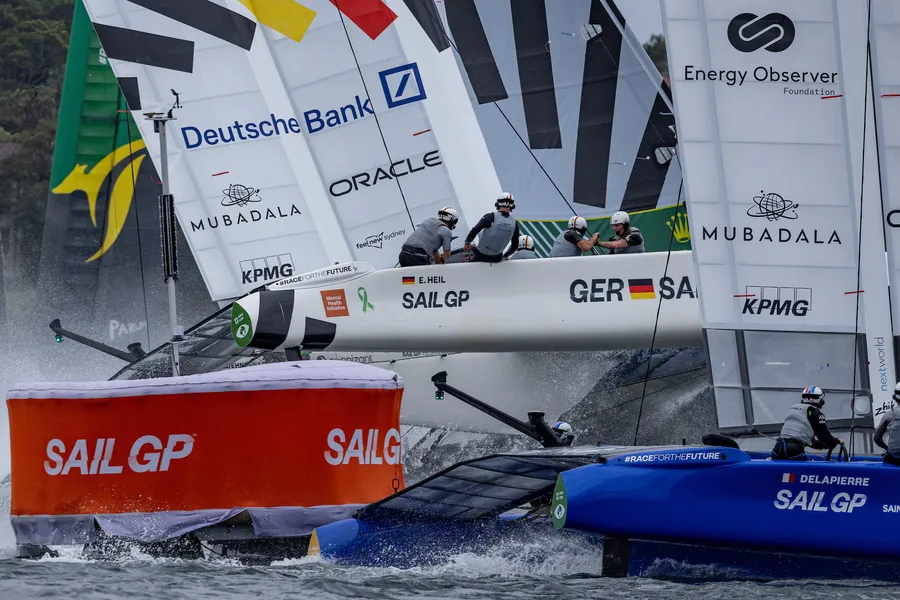 SailGP: Aussies tie with Denmark on action-packed Sydney Harbour opening day