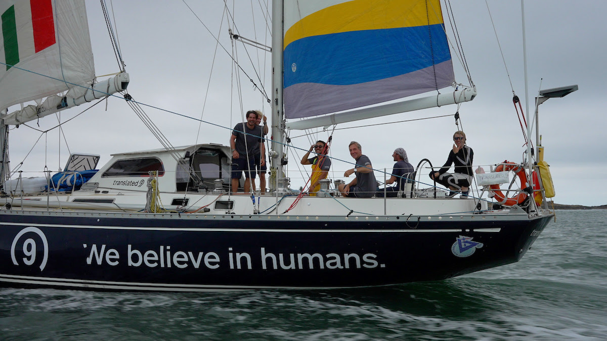 Ocean Globe Fleet busy in Punta del Este before Leg 4 starting gun