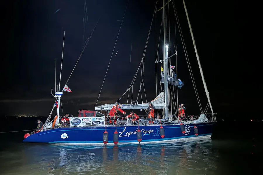 French Whitbread Winner L’Esprit d’équipe 2nd in McIntyre Ocean Globe